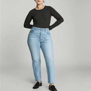 Everlane the curvy 90s cheeky straight Jean 30 crop